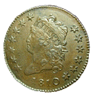classic head cent 1808-1814 front