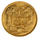 gold dollars 1849-1889 back