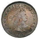 draped bust half dollar 1796-1807 front