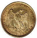 twenty cent 1875-1878 back