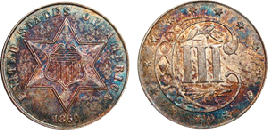 three cent silver 1851-1873