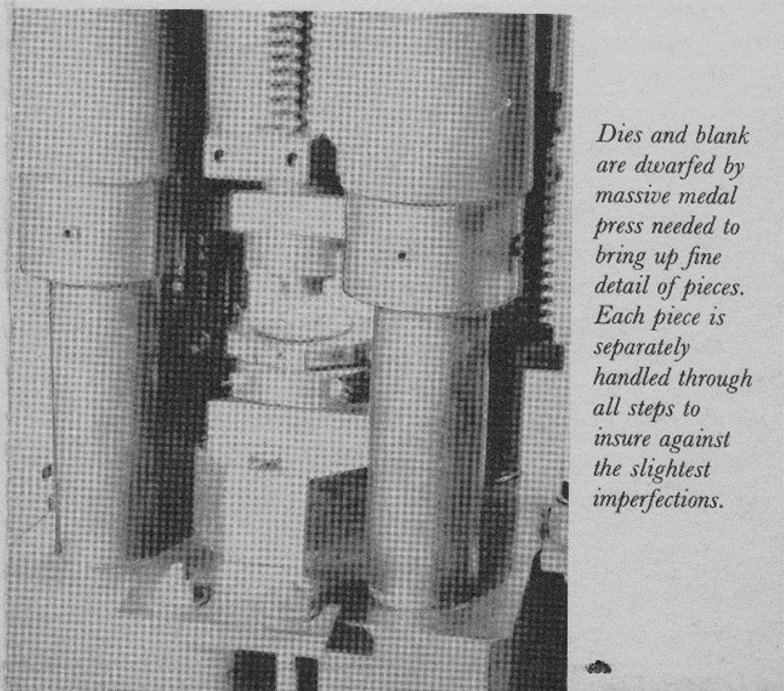 First Coin Press in Basement Designed by Mr. McNamara and Built by Neighbor