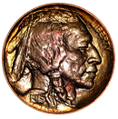 buffalo nickel 1913-1938 front