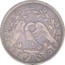 flowing hair half dollar 1794 back