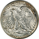 walking liberty half dollar 1916-1947 back