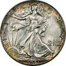 walking liberty half dollar 1916-1947 front